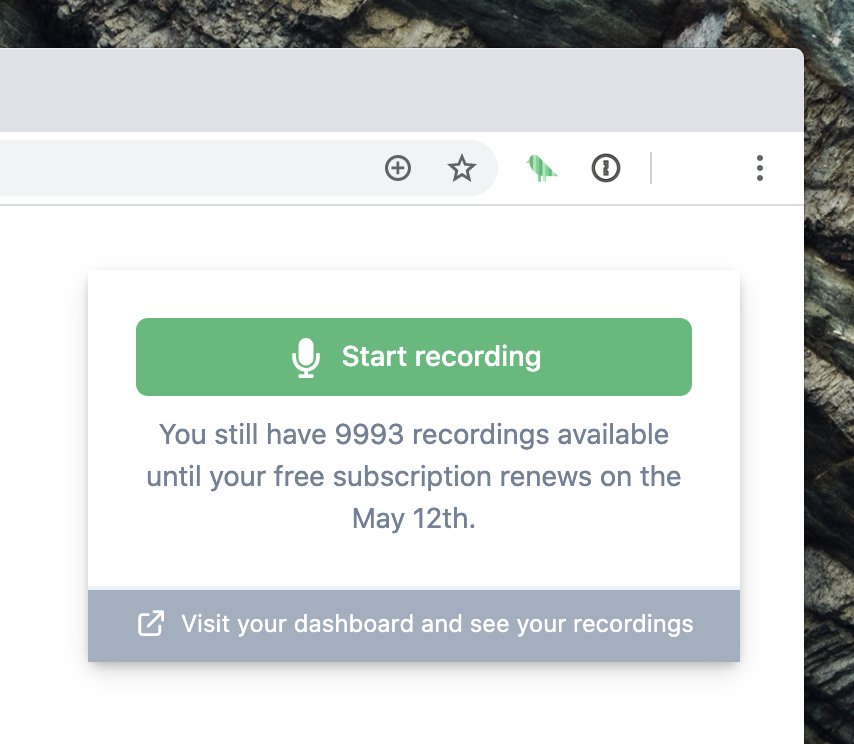 VocalBird screenshot